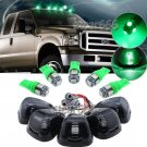 For 99-16 Ford Truck Pickup Smoke Roof Running Light Cab Marker Green 5050 LED