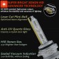 1 Pair AC 55W 6000K Bright White Xenon HID ALL IN ONE 9006 HB4 Headlgiht Bulbs