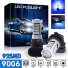 High Power 9006 HB4 92SMD LED Projector Fog Light Bulb Car Driving Lamp DRL Blue