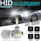AC 9006 HB4 Xenon HID Headlight 55W 3600LM / Bulb 6000K White ALL IN ONE Light