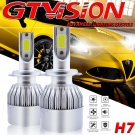 H7 Car LED Headlight Bulbs Kit 1300W 195000LM COB For VW Passat 12-17 Low Beam