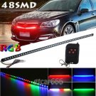 48 RGB 7 Color LED Car Universal Decoration Knight Rider Light Strip Waterproof