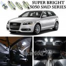 16pcs Xenon White LED Interior Lights Bulb Package Kit For 2006-2011 Audi A3