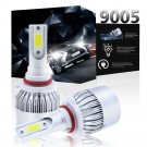 2x 9005 HB3 LED Headlight Hi/Lo Beam For 2017 Chevy Impala Malibu Jeep Cherokee