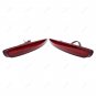 2Pcs Rear Bumper Reflector LED Tail Stop Brake Light For Mazda 6 2003-2008 24SMD