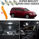 13 x Xenon White Interior LED Lights Kit + TOOL For 2006 -2011 Chevrolet HHR