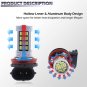 H11 H8 H9 92SMD LED Fog Light Bulbs Car Driving Lamp DRL 6500K HID Xenon White