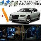 14 x Ice Blue Interior LED Lights Kit + TOOL For 2015 - 2018 Chrysler 300