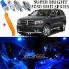 17 x Ultra Blue Interior LED Lights Kit + TOOL For 2011 - 2018 Dodge Durango