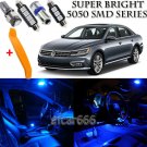 20 x Blue Interior LED Lights Kit + TOOL For 2012 - 2015 Volkswagen VW Passat