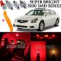 16 x Ultra Red Interior LED Lights Kit + TOOL For 2004 - 2008 Nissan Maxima