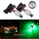 2x H11 H8 H9 Green LED Projector Bulb High Power Fog Light Daytime Running Light