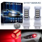 2pcs 92SMD Red 3157 T25 LED For Jeep Grand Cherokee Daytime Running Lights DRL