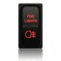 12V 3A FOG LIGHTS Botton For Mitsubishi Pajero Triton MN ML Red LED Push Switch