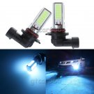 2x 9005 HB3 High Power Ice Blue LED Bulbs Car Daytime Runing Light Fog Light