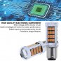 Amber Yellow 1157 BA15D 92SMD Tail Brake Stop Lamp Backup Reverse LED Light Bulb