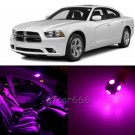 14 x Pink Purple LED Interior Light Package Kit For Dodge Charger 2011 - 2014