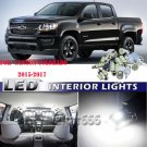 17Pcs White LED Lights Interior Package Kit For 2015 2016 2017 Canyon Colorado
