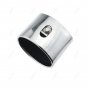 1x For Honda Accord 2008-13 Chrome Stainless Steel Exhaust Tail Muffler Tip Pipe