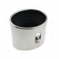 1x For Honda Accord 2008-13 Chrome Stainless Steel Exhaust Tail Muffler Tip Pipe