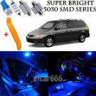16 x Ultra Blue Interior LED Lights Kit + TOOL For 1999 - 2004 Honda Odyssey