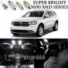 17 x Xenon White LED Interior Light Package Kit For Dodge Durango 2011 - 2016