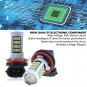 2x H11 H8 H9 92SMD Projector LED Fog Light Bulbs Driving Lamp DRL 8000K Ice Blue