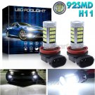 2pcs H11 H8 92SMD High Power LED 6000K White Projector Fog Driving Light Bulbs