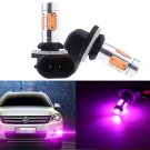 2x Pink 881 H27W/2 886 894 898 889 LED Projector Bulbs for Car Daytime Fog Light