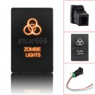 Orange LED Push Switch Zombie Lights for Toyota Highlander Sequoia RAV4 Tundra