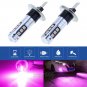 2x H1 15SMD High Power 3030 LED Fog Light DRL Daytime Running Bulbs Pink Purple