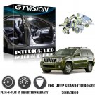 Super Bright White LED Lights Interior Package Kit For 05-10 Jeep Grand Cherokee