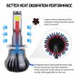 880 881 H27 6000K COB LED Fog Driving Light Conversion Bulbs Kit w/ 2-Mode Flash