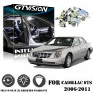 16x Super Bright White LED Interior Light Package Kit For Cadillac STS 2006-11