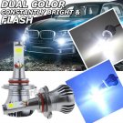 2X 9140 9145 H10 LED Fog Light Bulb White & Ice Blue For Ford F-150 F-250 F-350