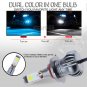 2X 9140 9145 H10 LED Fog Light Bulb White & Ice Blue For Ford F-150 F-250 F-350
