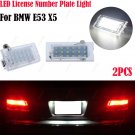 2x Error Free LED Number License Plate Lights Lamp for BMW X5 E53 X3 E83 2003-10