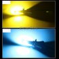 2X 9005 HB3 LED Fog Light Bulb 3K Yellow + 8K Ice Blue Dual Color w/ Strobe Mode