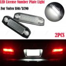 2Pcs Xenon LED License Number Plate Light Canbus For Volvo S40/60/80 XC60/40/90
