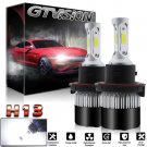 2x H13 9008 LED Headlight Bulbs for Jeep Wrangler Patriot 2007-17 High Low Beam