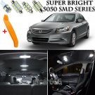 15 x Xenon White Interior LED Lights Kit + TOOL For 2003 - 2012 Honda Accord