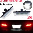 2x LED License Plate Light Lamp For Toyota Camry/Aurion/Prius Lexus Is200 Is300