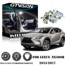 4pcs Bright White Kit LED Interior Car Lights For 2015 2016 2017 Lexus NX300h