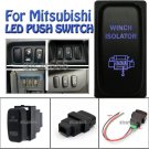 WINCH ISOLATOR ON-OFF Blue LED Push Switch For Mitsubishi Pajero Triton Galant