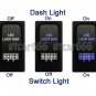 WINCH ISOLATOR ON-OFF Blue LED Push Switch For Mitsubishi Pajero Triton Galant