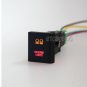 Amber Red LED ON-OFF Push Switch REVERSE LIGHTS For Volkswagen Amarok Right Side