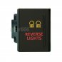Amber Red LED ON-OFF Push Switch REVERSE LIGHTS For Volkswagen Amarok Right Side
