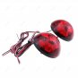 2x Rear Bumper Reflector LED Tail Stop Brake Light For Toyota Corolla 2009-2010