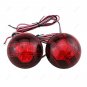 2x Rear Bumper Reflector LED Tail Stop Brake Light For Toyota Corolla 2009-2010