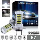 2PC 92SMD H7 LED Bulbs w/ Error Free Decoders For BMW E46 3 Series High Beam DRL